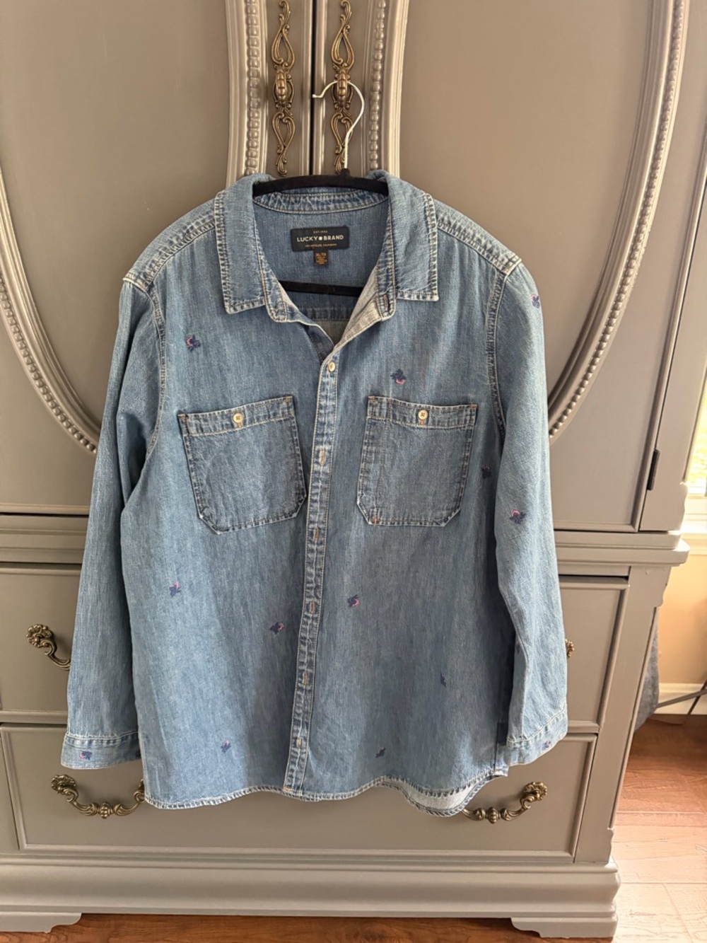 Lucky Brand Blue Denim Shirt